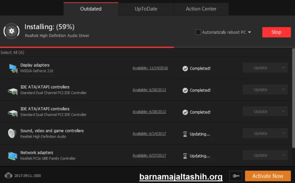 Driver Booster الكراك زائد سيل تحميل