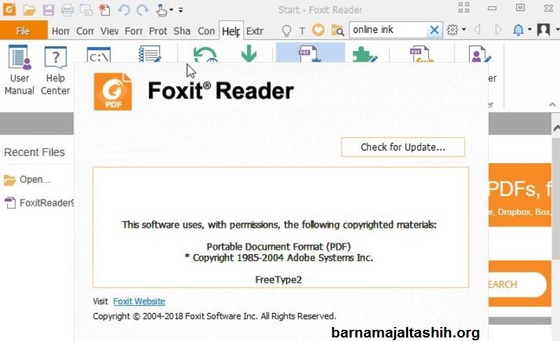 Foxit PDF Reader الكراك لنظام التشغيل تحميل