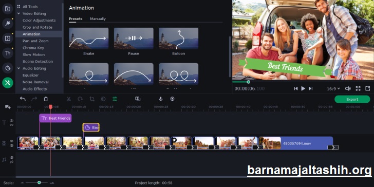 Movavi Slideshow Maker الكراك + مفتاح التفعيل تحميل
