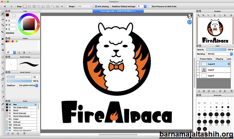 FireAlpaca الكراك لنظام التشغيل Windows تحميل